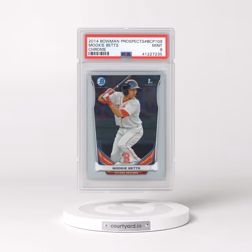 2014 Bowman Prospects #BCP109 Mookie Betts - Chrome (PSA 9 MINT)