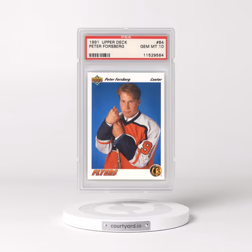1991 Upper Deck #64 Peter Forsberg (PSA 10 GEM MINT)
