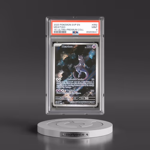 2023 Pokémon Svp EN-SV Black Star Promo #052 Mewtwo - 151 Ultra-Premium Collection (PSA 9 MINT)