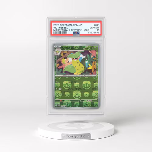 2023 Pokémon Sv2a-Pokemon 151 #071 Victreebel - Reverse Holo Master Ball (PSA 10 GEM MINT)