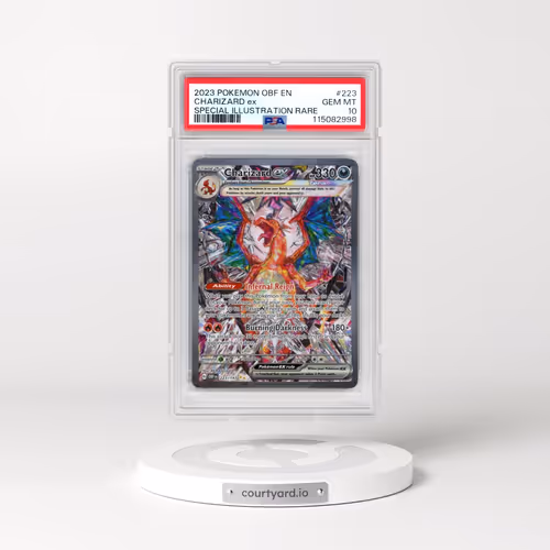 2023 Pokémon Obf EN-Obsidian Flames #223 Charizard EX - Holo Special Illustration Rare (PSA 10 GEM M