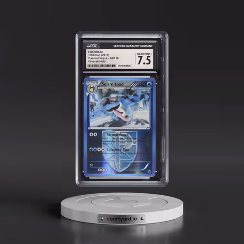 2013 Plasma Freeze #26/116 Seismitoad - Reverse Holo (CGC 7.5 NM+)