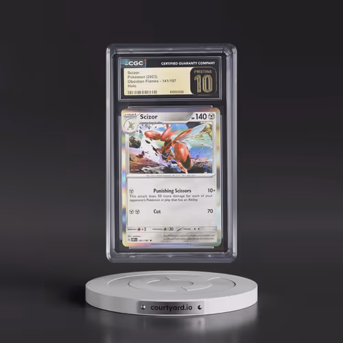 2023 Obsidian Flames - OBF EN #141/197 Scizor - Holo (CGC 10 PRISTINE)
