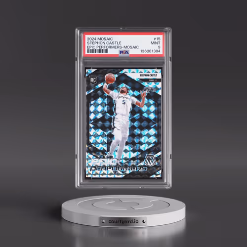2024 Panini Mosaic Epic Performers #15 Stephon Castle - Mosaic (PSA 9 MINT)