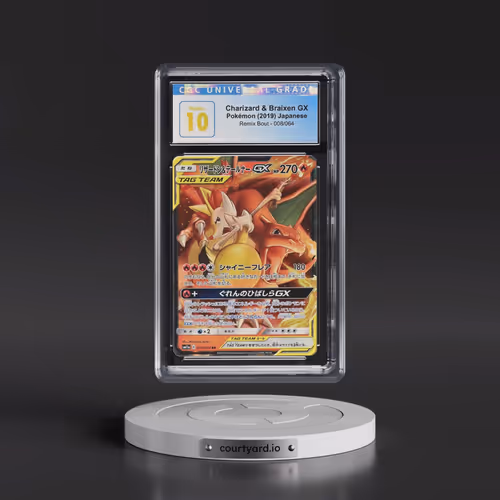 2019 Remix Bout #008/064 Charizard & Braixen GX - Holo (CGC 10 PRISTINE)