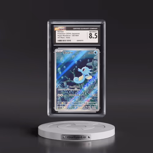 2024 Pokémon Sv6a-Night Wanderer #067 Horsea - Art Rare (CGC 8.5 NM-MT+)