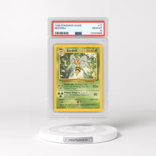 1999 Pokémon Game #17 Beedrill (PSA 10 GEM MINT)