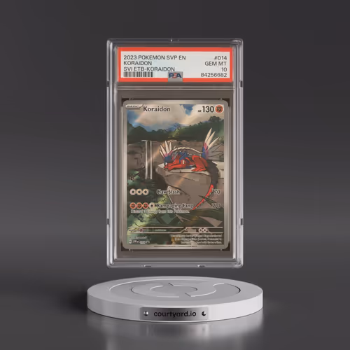 2023 Pokémon Svp EN-SV Black Star Promo #014 Koraidon - Scarlet & Violet Elite Trainer Box-Koraidon