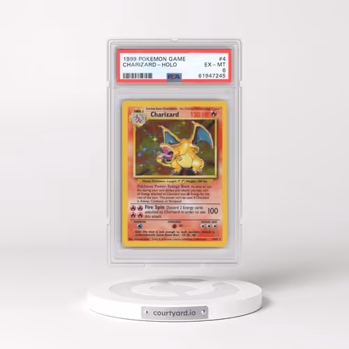 1999 Pokémon Game #4 Charizard - Holo (PSA 6 EX-MT)