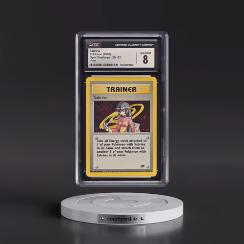 2000 Gym Challenge #20/132 Sabrina - Holo (CGC 8 NM-MT)
