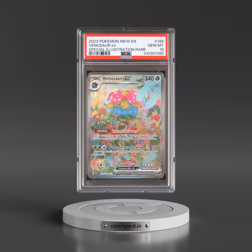 2023 Pokémon Mew EN-151 #198 Venusaur EX - Holo Special Illustration Rare (PSA 10 GEM MINT)