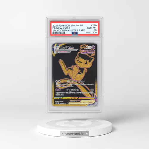 2021 Pokémon Sword & Shield Vmax Climax #280 Mew Vmax - Full Art Ultra Rare (PSA 10 GEM MINT)