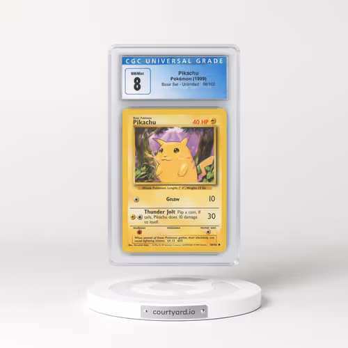 1999 Base Set #58 Pikachu (CGC 8 NM-MT)