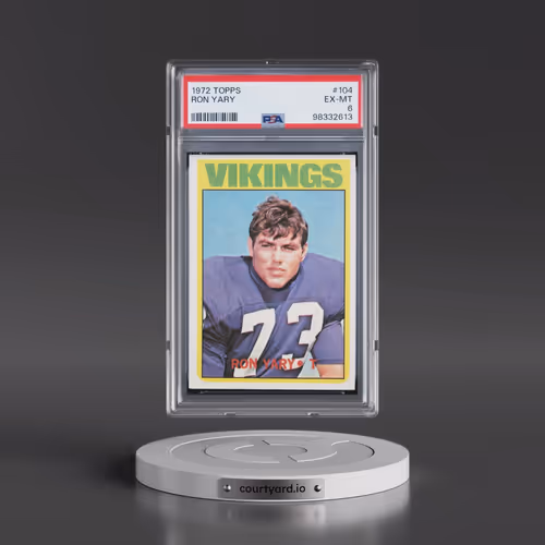 1972 Topps #104 Ron Yary (PSA 6 EX-MT)