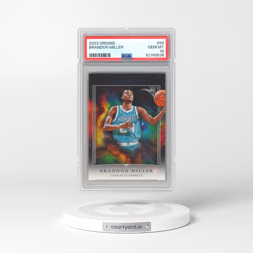 2023 Panini Origins #89 Brandon Miller (PSA 10 GEM MINT)