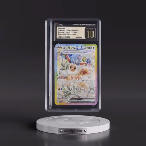 2024 High Class Pack: Terastal Fest ex - sv8a #223/187 Eevee ex - Special Art Rare Holo (CGC 10 PRIS