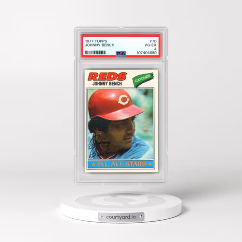 1977 Topps #70 Johnny Bench (PSA 4 VG-EX)