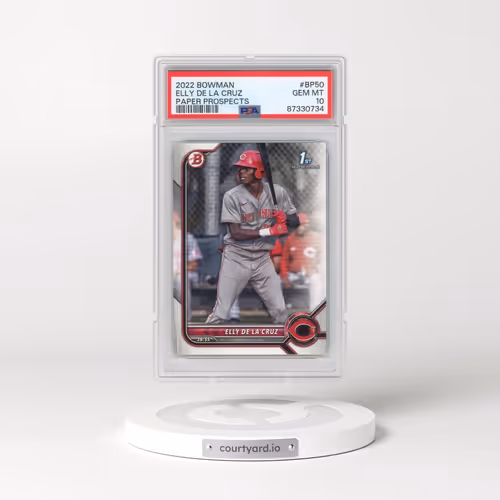2022 Bowman Paper Prospects #BP50 Elly de La Cruz (PSA 10 GEM MINT)