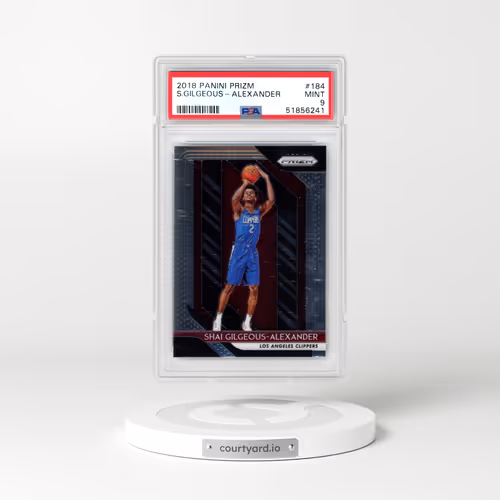 2018 Panini Prizm #184 Shai Gilgeous-Alexander (PSA 9 MINT)