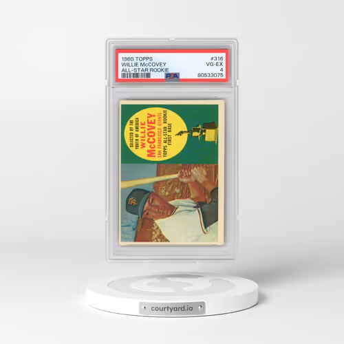 1960 Topps #316 Willie McCovey - All-Star Rookie (PSA 4 VG-EX)