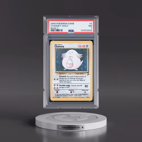 2000 Pokémon Game Base II #3 Chansey - Holo (PSA 7 NM)