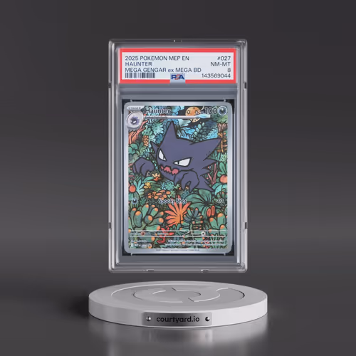 2025 Pokémon Mep EN-Me Black Star Promo #027 Haunter - Mega Gengar EX Mega Battle Deck (PSA 8 NM-MT)