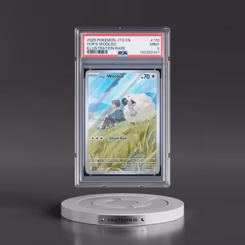 2025 Pokémon Jtg EN-Journey Together #170 Hop's Wooloo - Illustration Rare (PSA 9 MINT)