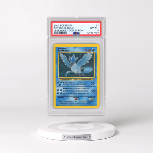 2002 Pokémon Legendary Collection #2 Articuno - Holo (PSA 8 NM-MT)