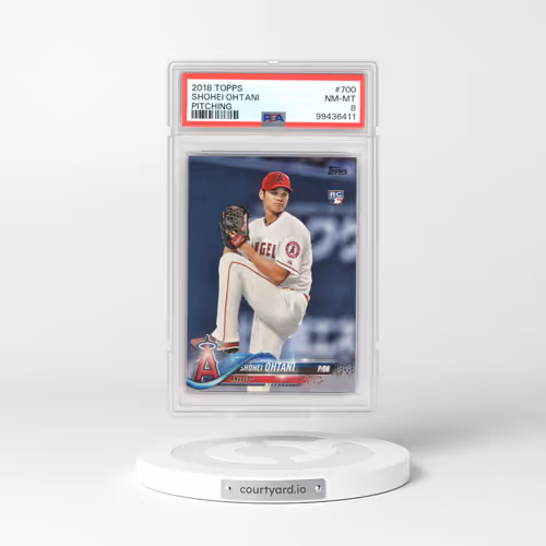 2018 Topps #700 Shohei Ohtani - Pitching (PSA 8 NM-MT)