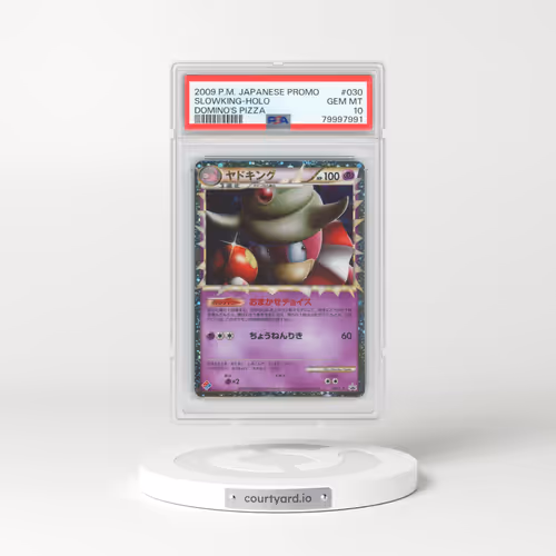 2009 Pokémon Promo #030 Slowking - Holo Domino's Pizza (PSA 10 GEM MINT)