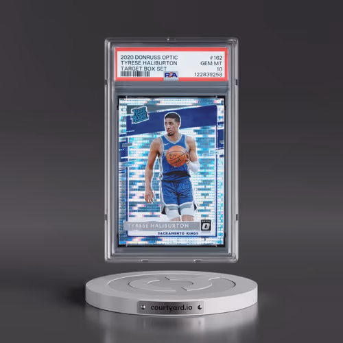 2020 Panini Donruss Optic #162 Tyrese Haliburton - Target Box Set (PSA 10 GEM MINT)