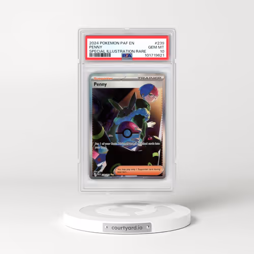 2024 Pokémon Paf EN-Paldean Fates #239 Penny - Special Illustration Rare (PSA 10 GEM MINT)