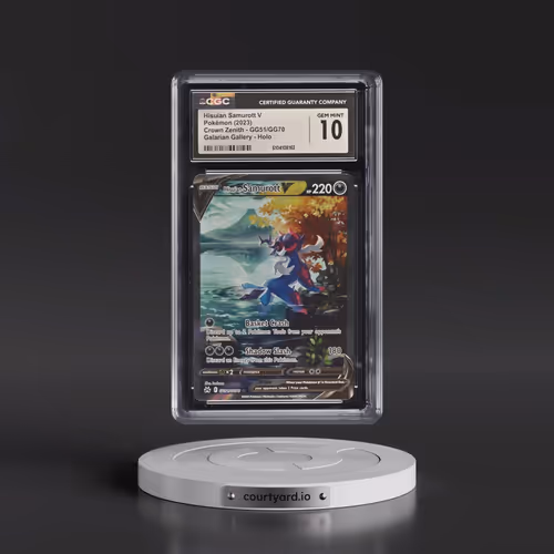 2023 Crown Zenith #GG51/GG70 Hisuian Samurott V - Galarian Gallery Holo (CGC 10 GEM MINT)