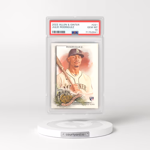 2022 Topps Allen & Ginter #221 Julio Rodriguez (PSA 10 GEM MINT)