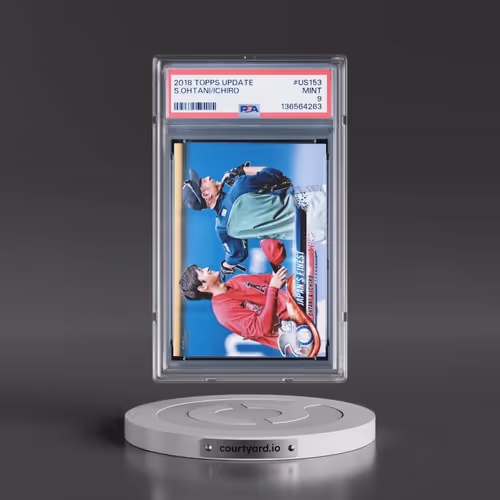 2018 Topps Update #US153 Ichiro/Shohei Ohtani (PSA 9 MINT)