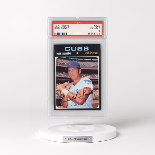 1971 Topps #220 Ron Santo (PSA 6 EX-MT)