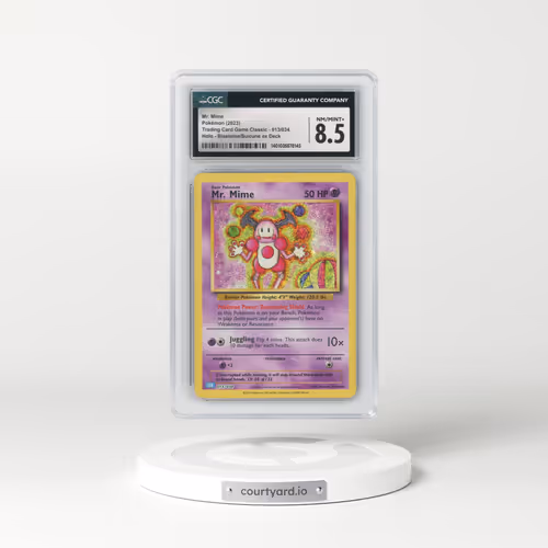 2023 Trading Card Game Classic - CLV, CLC, CLB #013/034 Mr. Mime - Blastoise & Suicune ex Deck - CLB Holo (CGC 8.5 NM-MT+)