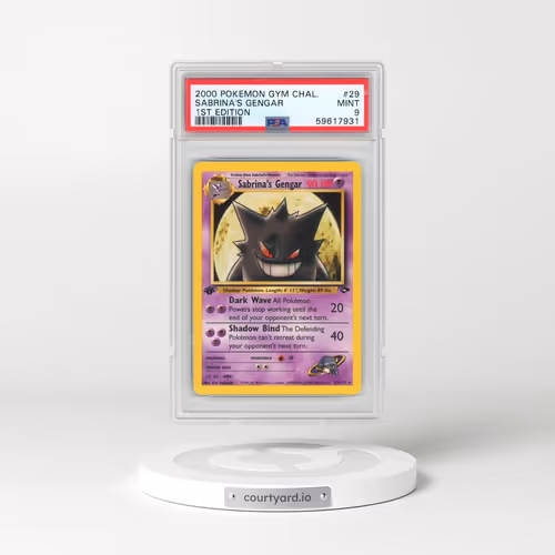 2000 Pokémon Gym Challenge #29 Sabrina's Gengar - 1st Edition (PSA 9 MINT)