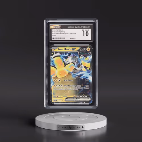2024 Prismatic Evolutions - PRE EN #031/131 Iron Hands ex - Holo (CGC 10 GEM MINT)