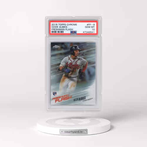 2018 Topps Chrome Freshman Flash #FF-8 Ozzie Albies (PSA 10 GEM MINT)