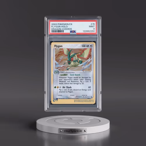 2003 Pokémon EX Dragon #15 Flygon - Holo Cosmos (PSA 9 MINT)