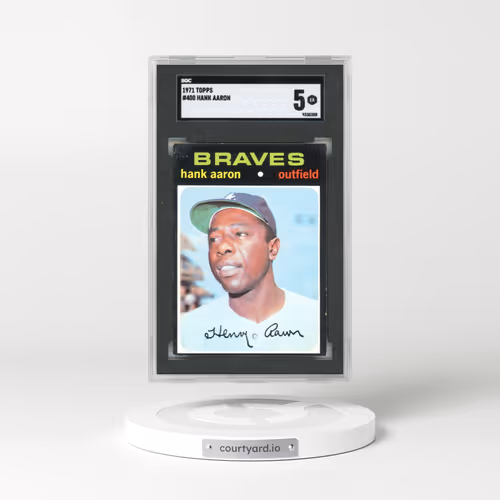 1971 Topps #400 Hank Aaron (SGC 5 EX)