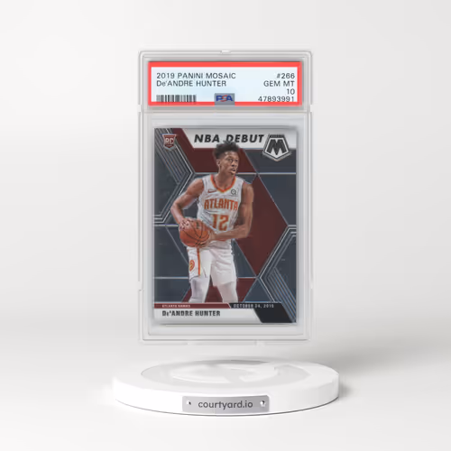 2019 Panini Mosaic #266 DE'Andre Hunter (PSA 10 GEM MINT)