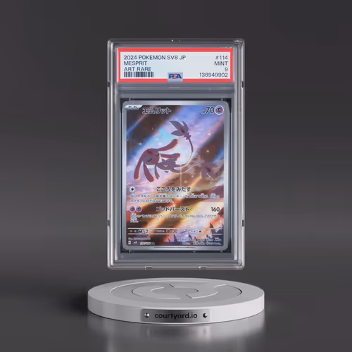 2024 Pokémon SV8-Super Electric Breaker #114 Mesprit - Art Rare (PSA 9 MINT)