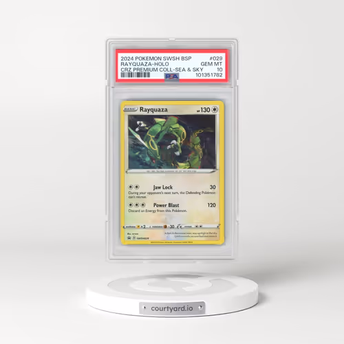 2024 Pokémon Swsh Black Star Promo #029 Rayquaza - Holo Crown Zenith Premium Collection Sea & Sky (P