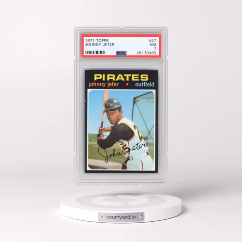 1971 Topps #47 Johnny Jeter (PSA 7 NM)