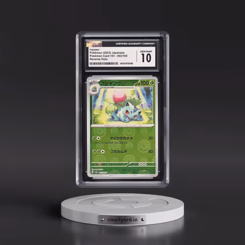 2023 Pokémon Card 151 #002/165 Ivysaur - Reverse Holo Poké Ball (CGC 10 GEM MINT)