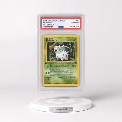 1999 Pokémon Jungle #57 Nidoran - 1st Edition (PSA 10 GEM MINT)