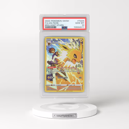 2022 Brilliant Stars #TG04 Jolteon - Full Art Holo (PSA 10 GEM MINT)
