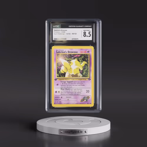 2000 Gym Challenge #95/132 Sabrina's Drowzee - 1st Edition 1st Edition (CGC 8.5 NM-MT+)